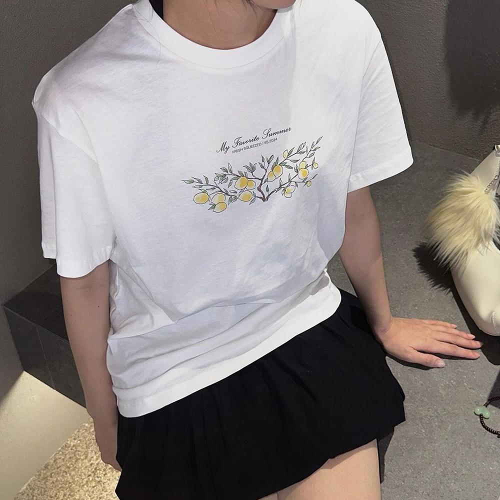 레몬 티셔츠_KD2RSG2108F_OWH