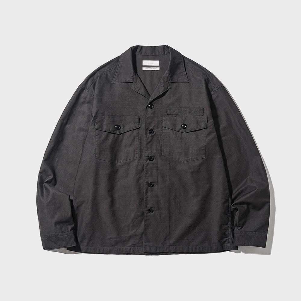 [25SS] Utility 107 Shirt Jacket - Charcoal