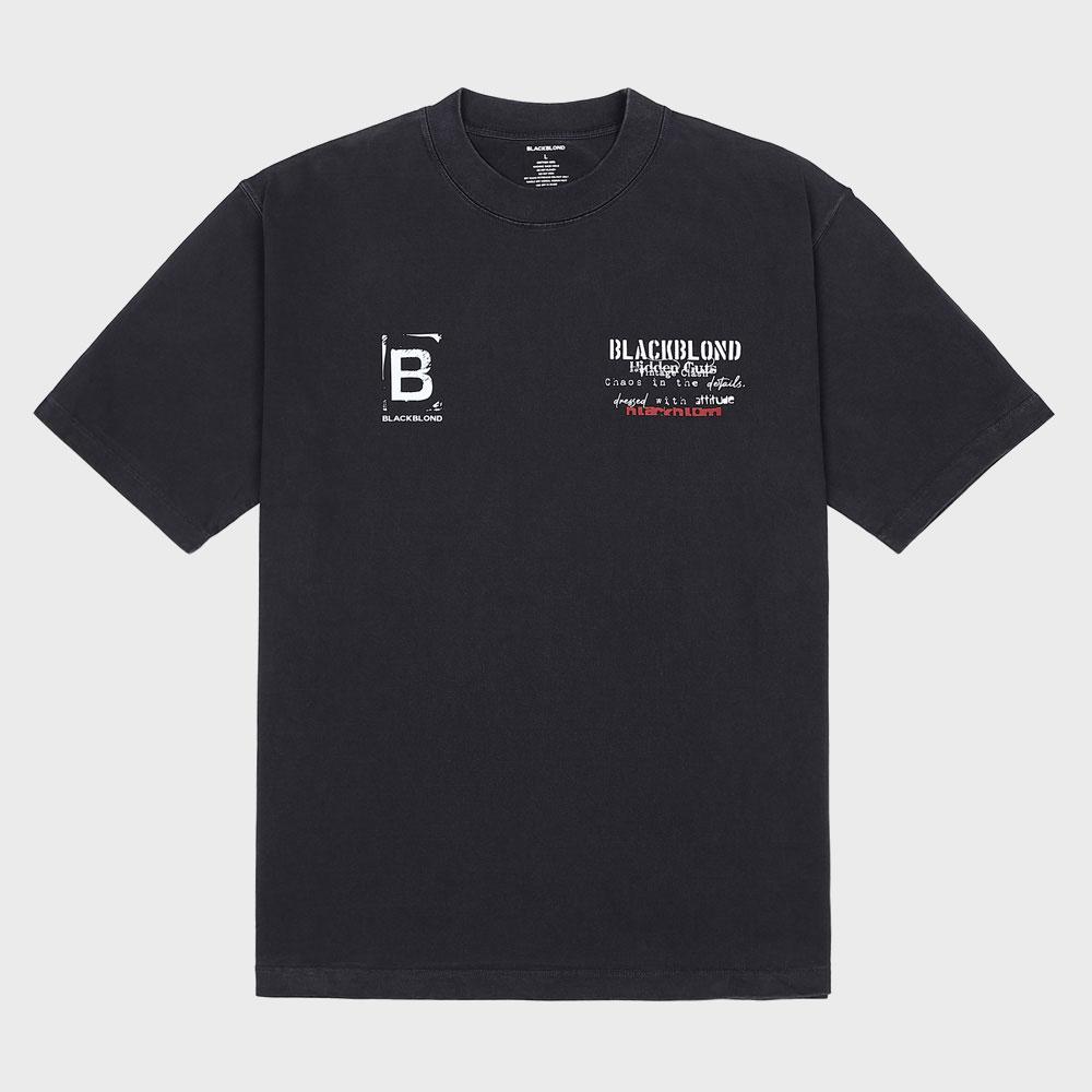BBD Vintage Clash Pigment T-Shirt (Vintage Black)