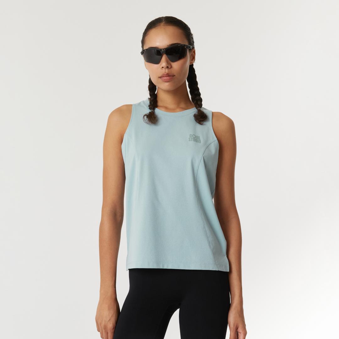 WS AIR DRY SLEEVELESS-SKY BLUE