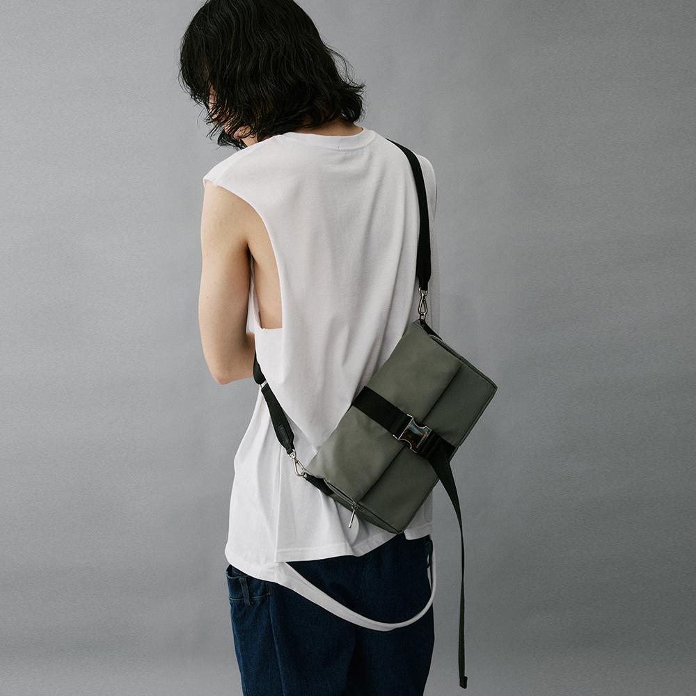 Hybrid Two Way Shoulder Bag Grey