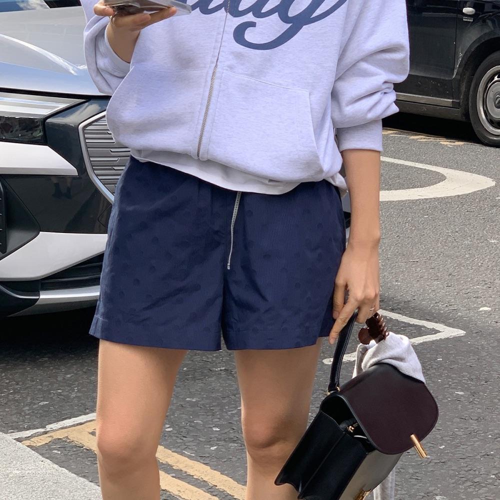 dot shorts (d-navy)
