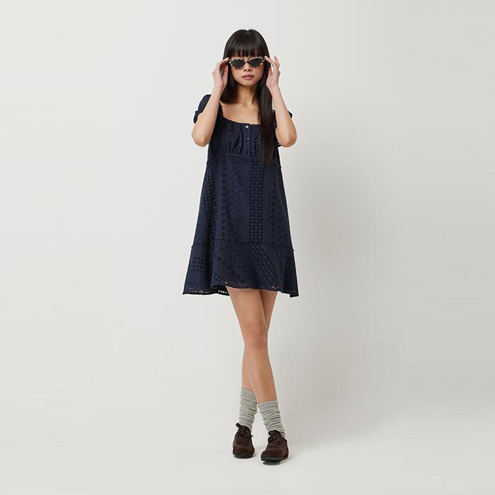 SIS Vivienne Eyelet Mini Dress SAOP91531NY