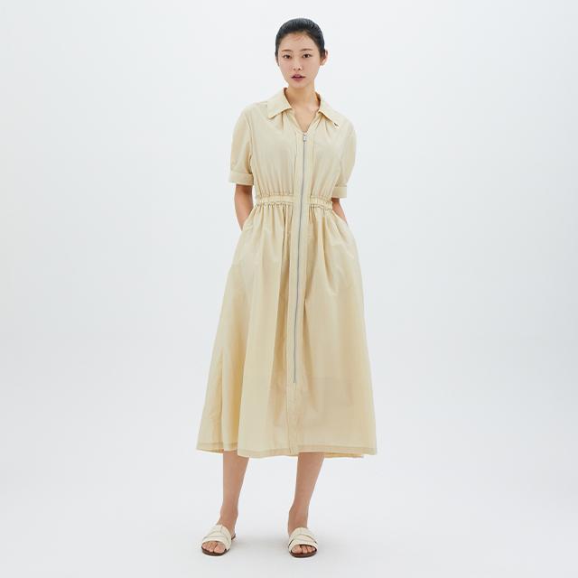 지퍼 셔링 롱원피스 AR2WO565
