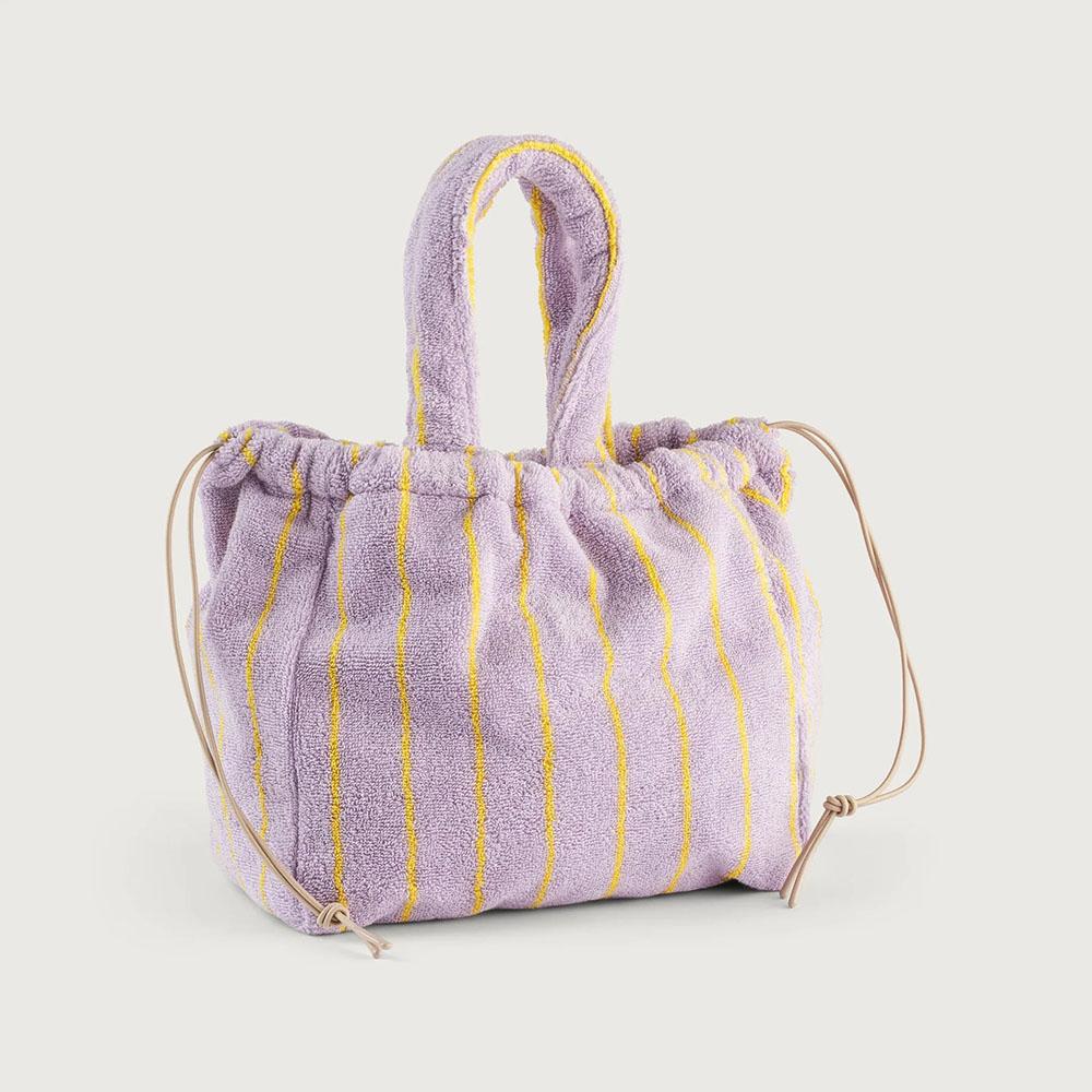 (Bongusta) Naram Handbag Small - Lilac & Neon yellow