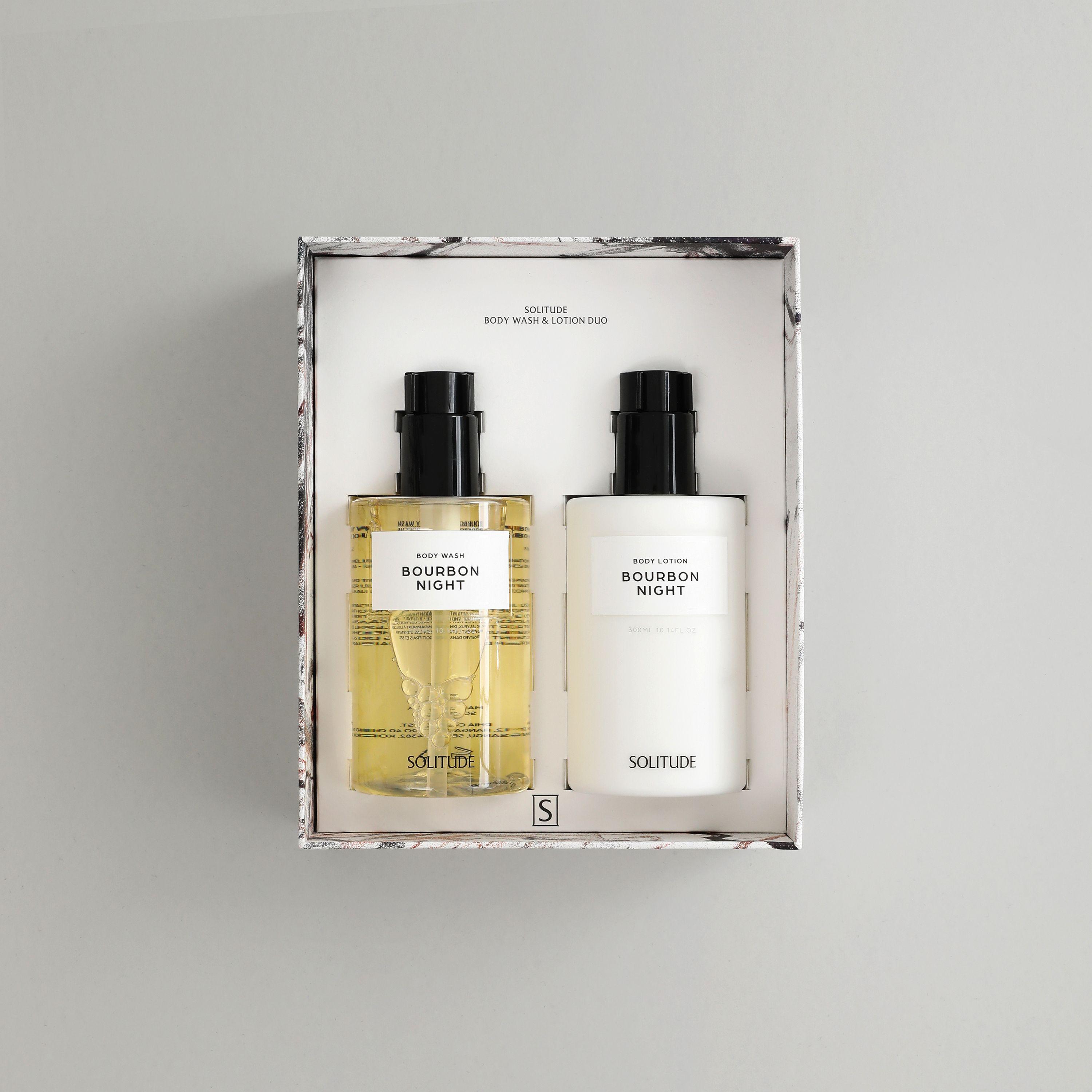 솔리튜드 바디듀오 버번 나잇 (바디워시,바디로션) 300ML X 2