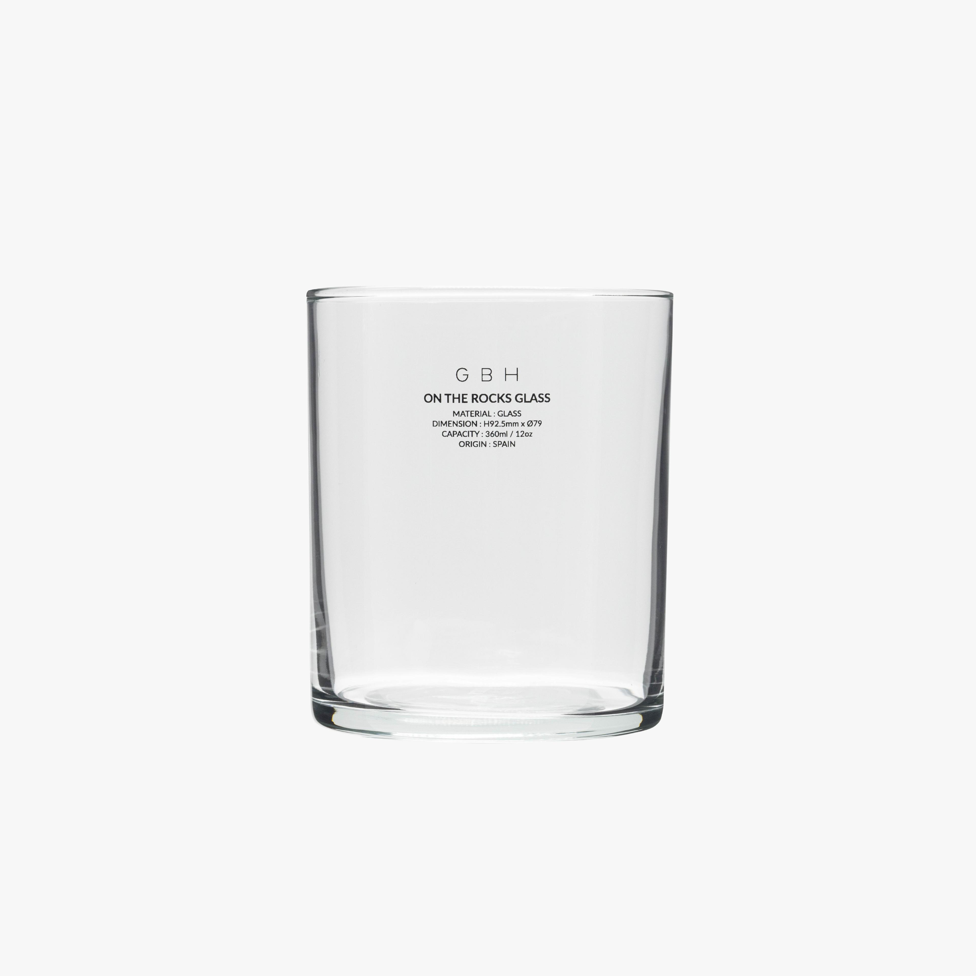 ON THE ROCKS GLASS 유리컵 온더록스잔 360ml
