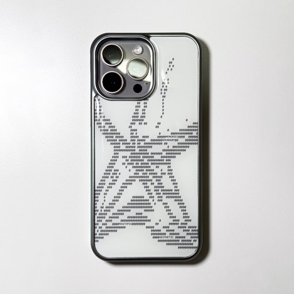 NTA StellarFish_ASCII CORE_004 Phone Case (SV_White/Black)