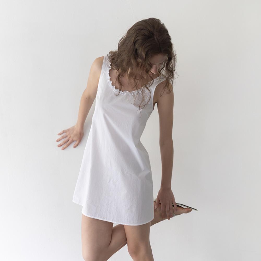 blossom dress (white)