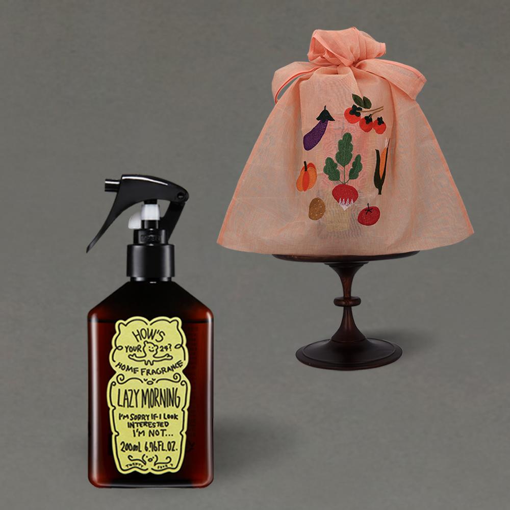 [선물포장 / 오간자백 증정 / 단품 ] 레이지모닝 룸 스프레이 섬유탈취제 섬유향수 200ML