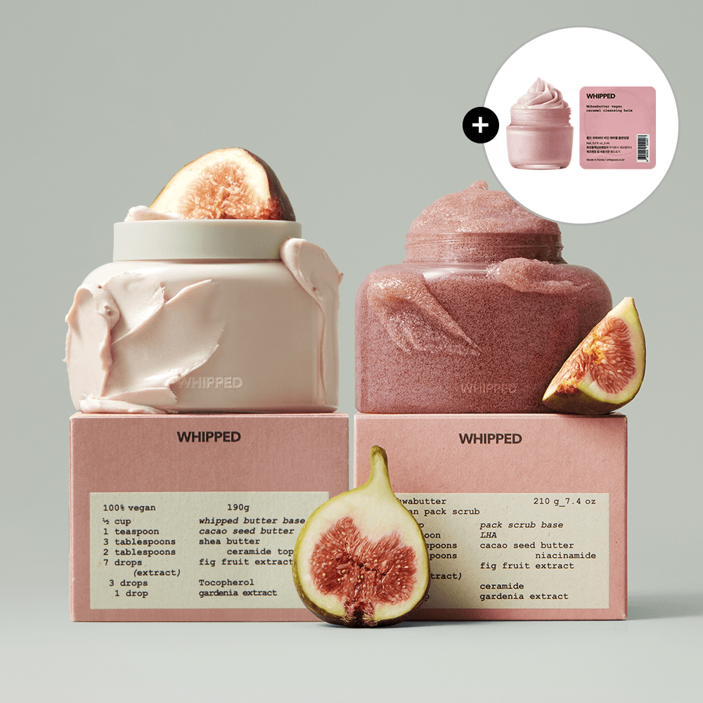 [클렌징밤 3ml+무화버터 팩클렌저 미니 증정] 무화버터 팩스크럽 210g + 무화버터 바디버터 190g