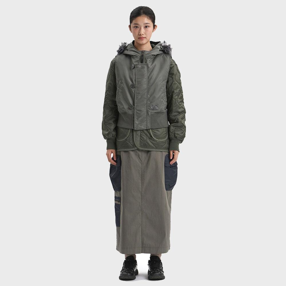N-2B VEST W (FIELD GRAY)