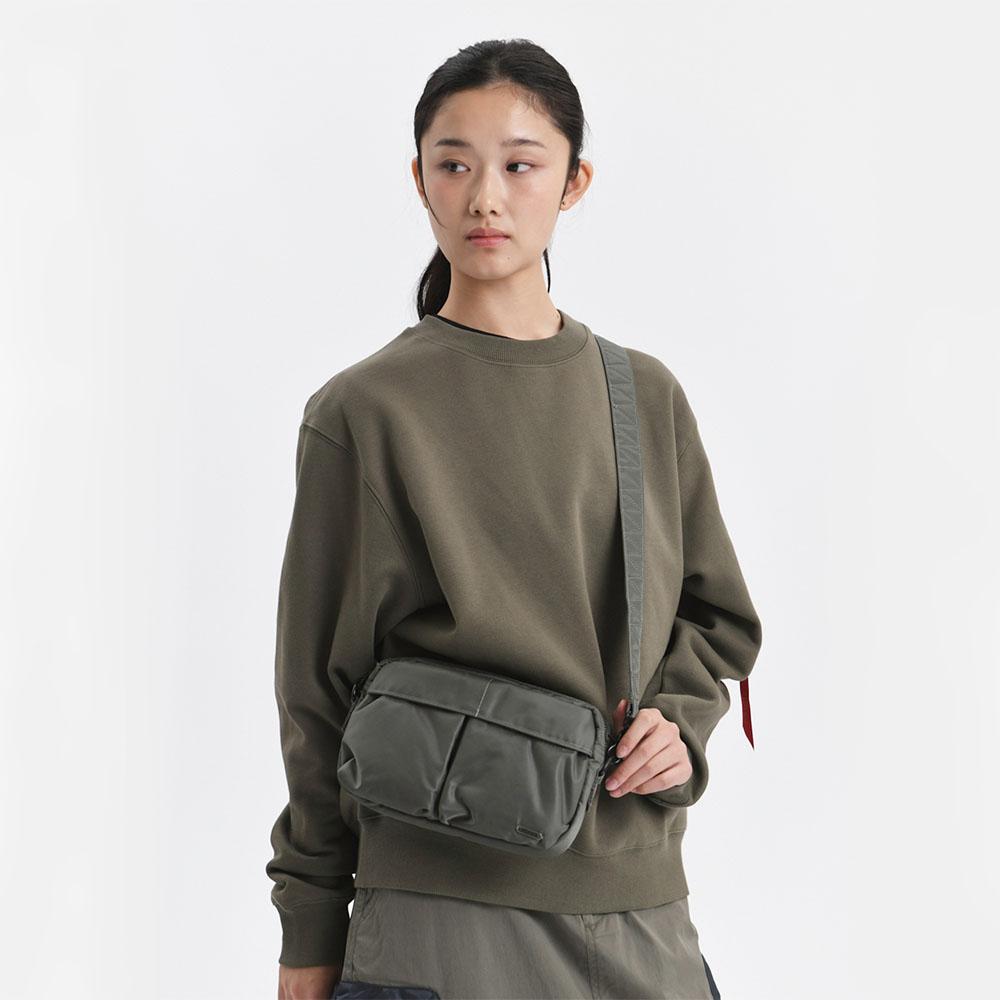 NYLON MESSENGER BAG (FIELD GRAY)
