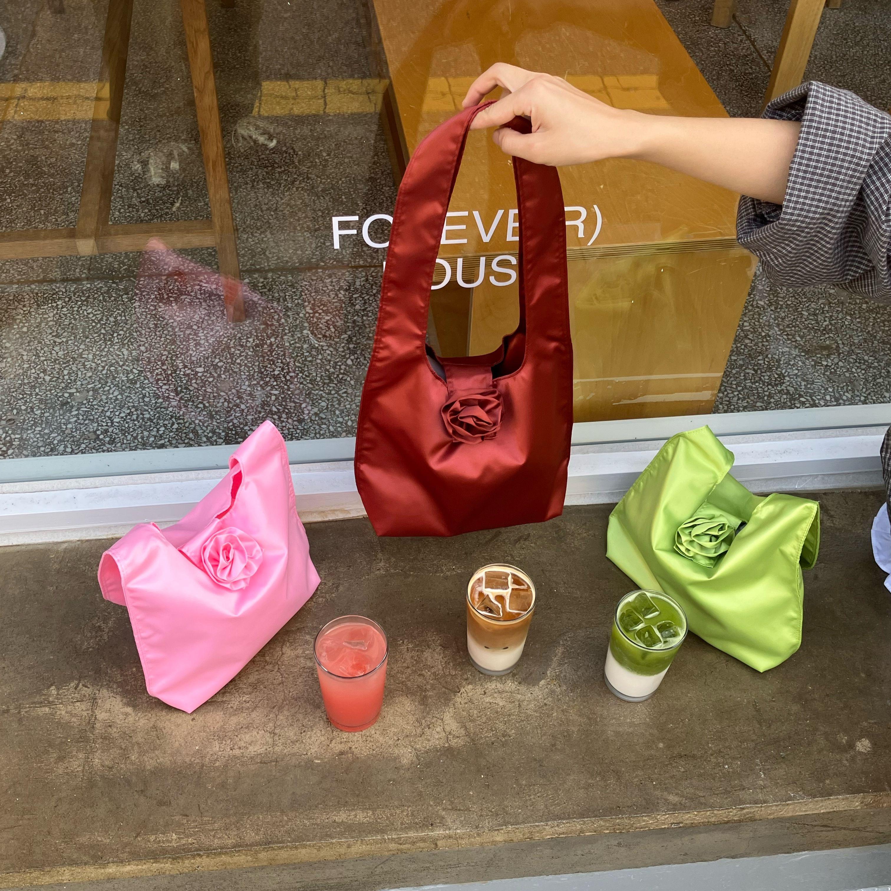 rose corsage bag 로즈 코사쥬 백