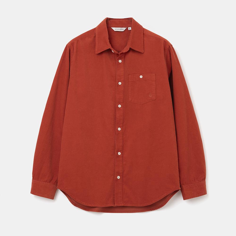 corduroy shirt orange