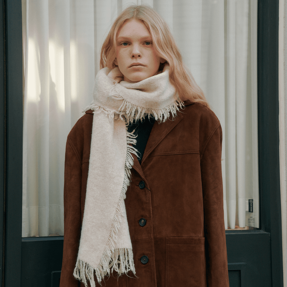 Bumfy wool muffler_3colors