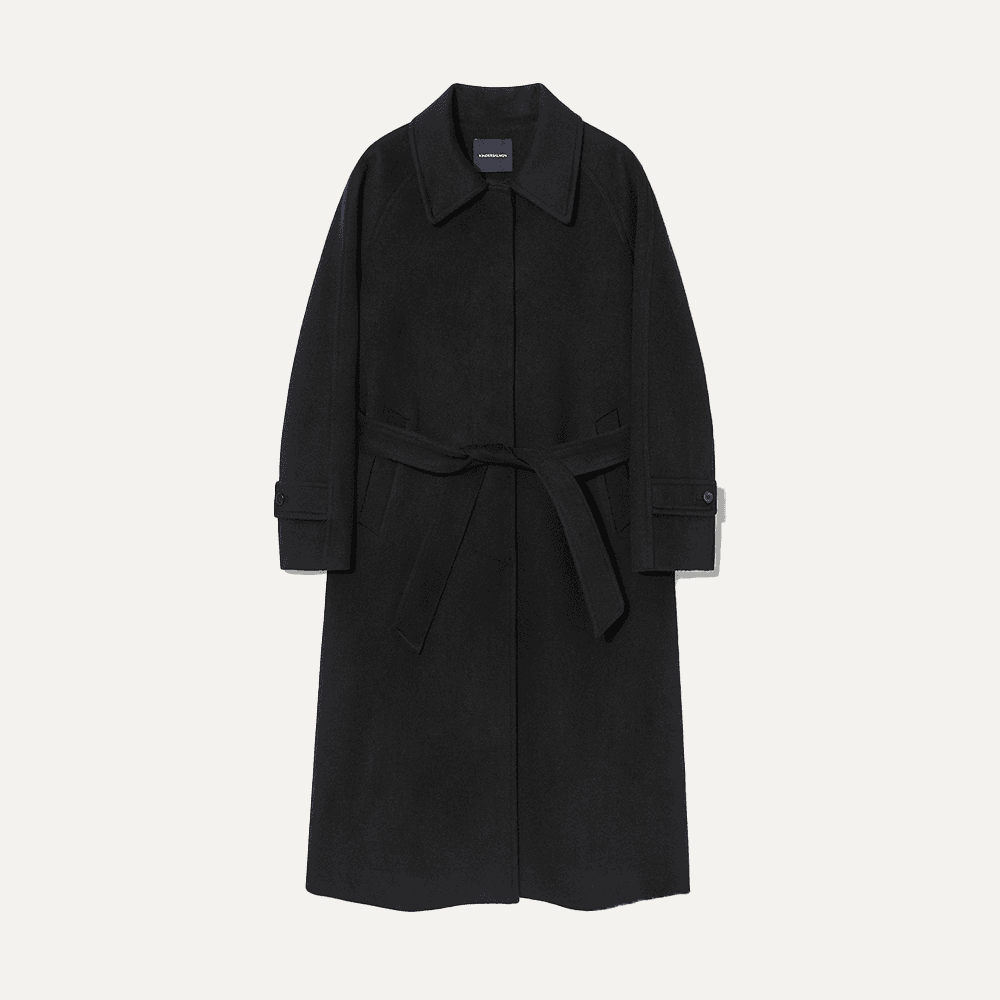 Cashmere Single Coat Black