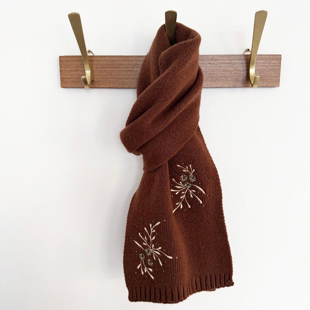 FEEFEE WOOL MUFFLER-4colors