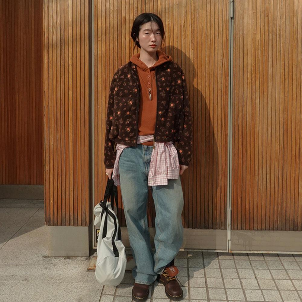 Soft Fleece Jacket Flower_F254JP08