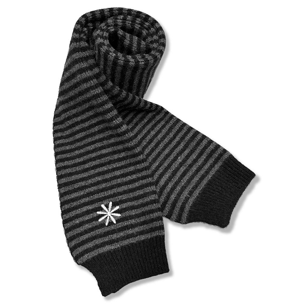 Stripe Symbol Logo Knit Muffler_Black
