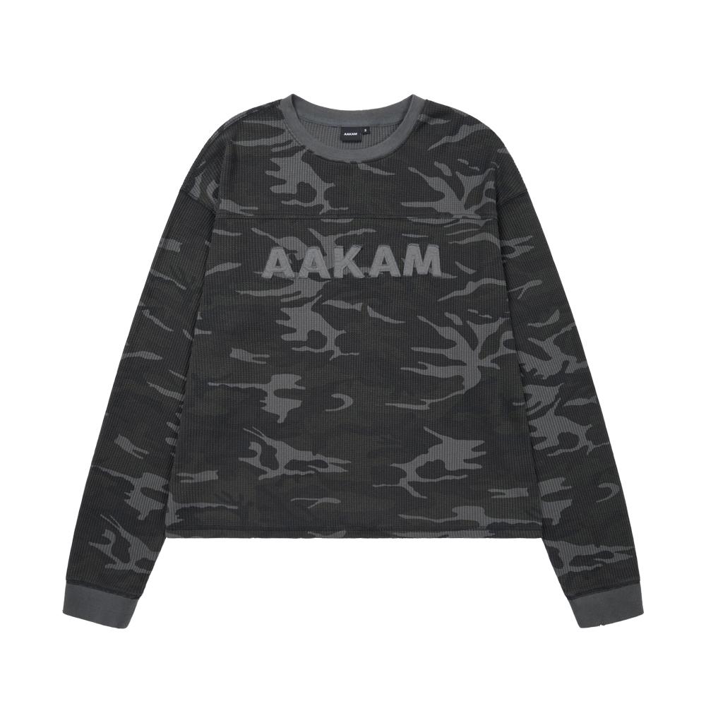Waffle Camouflage Long Sleeve (Gray)
