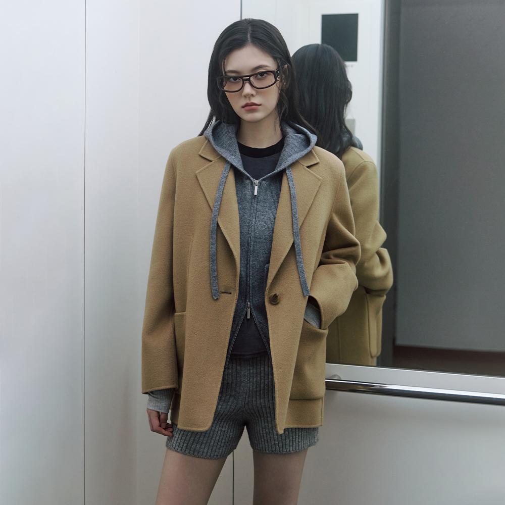 (핸드)원버튼 울혼방 자켓 AR4WTA63