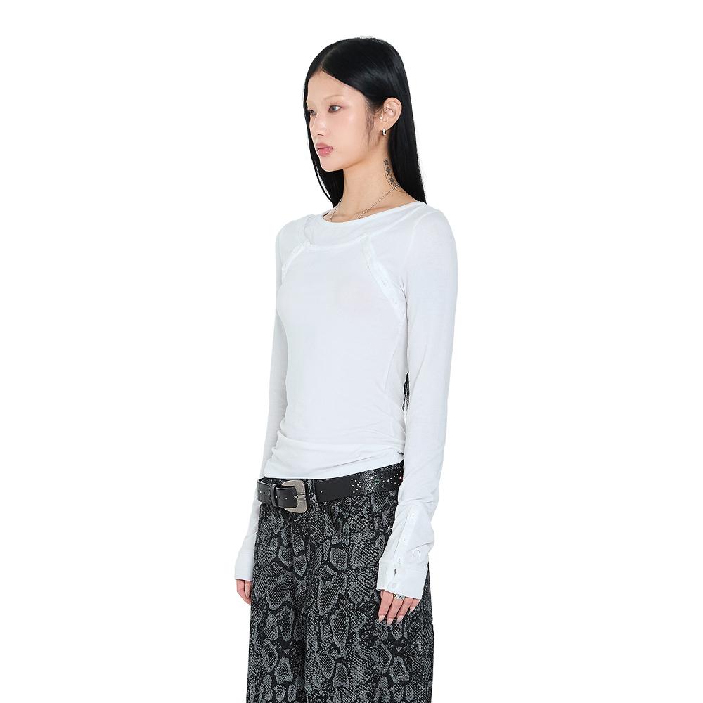 Layered Long Sleeve (White)