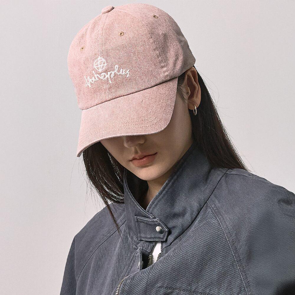 Washed Cotton Ball Cap  Pink (KE618BM01X)