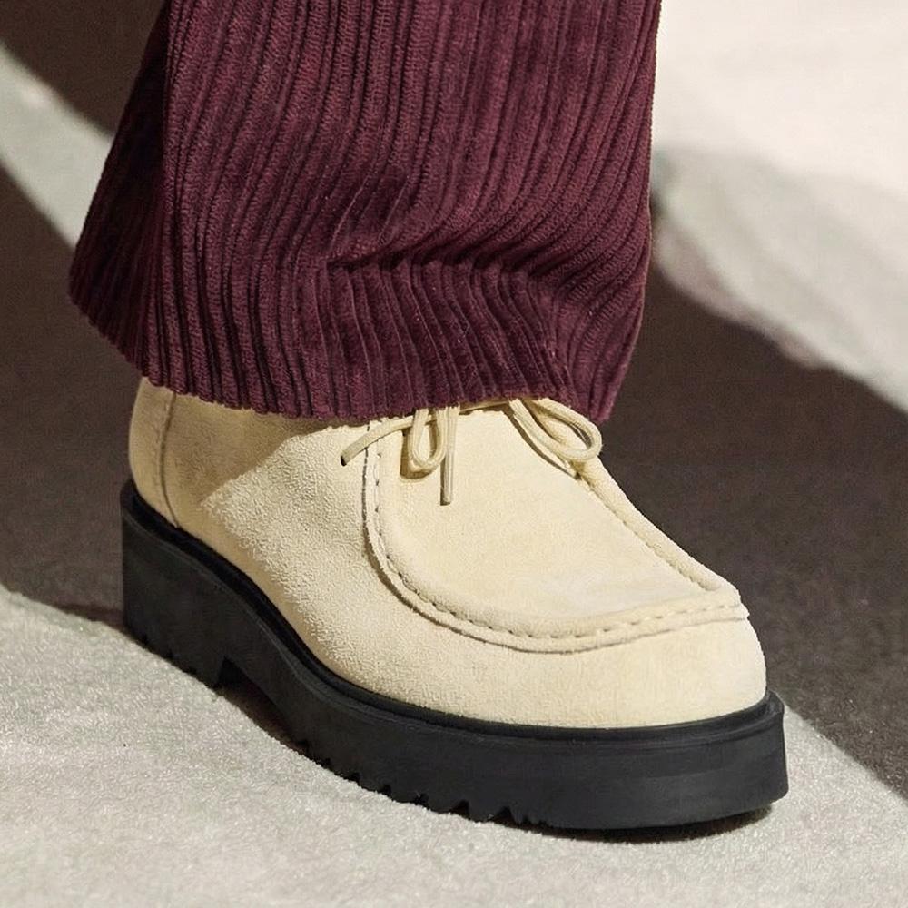SECOND.A_Casual Sole Suede Tyrolean Shoes_2NDF3300BS [Beige]