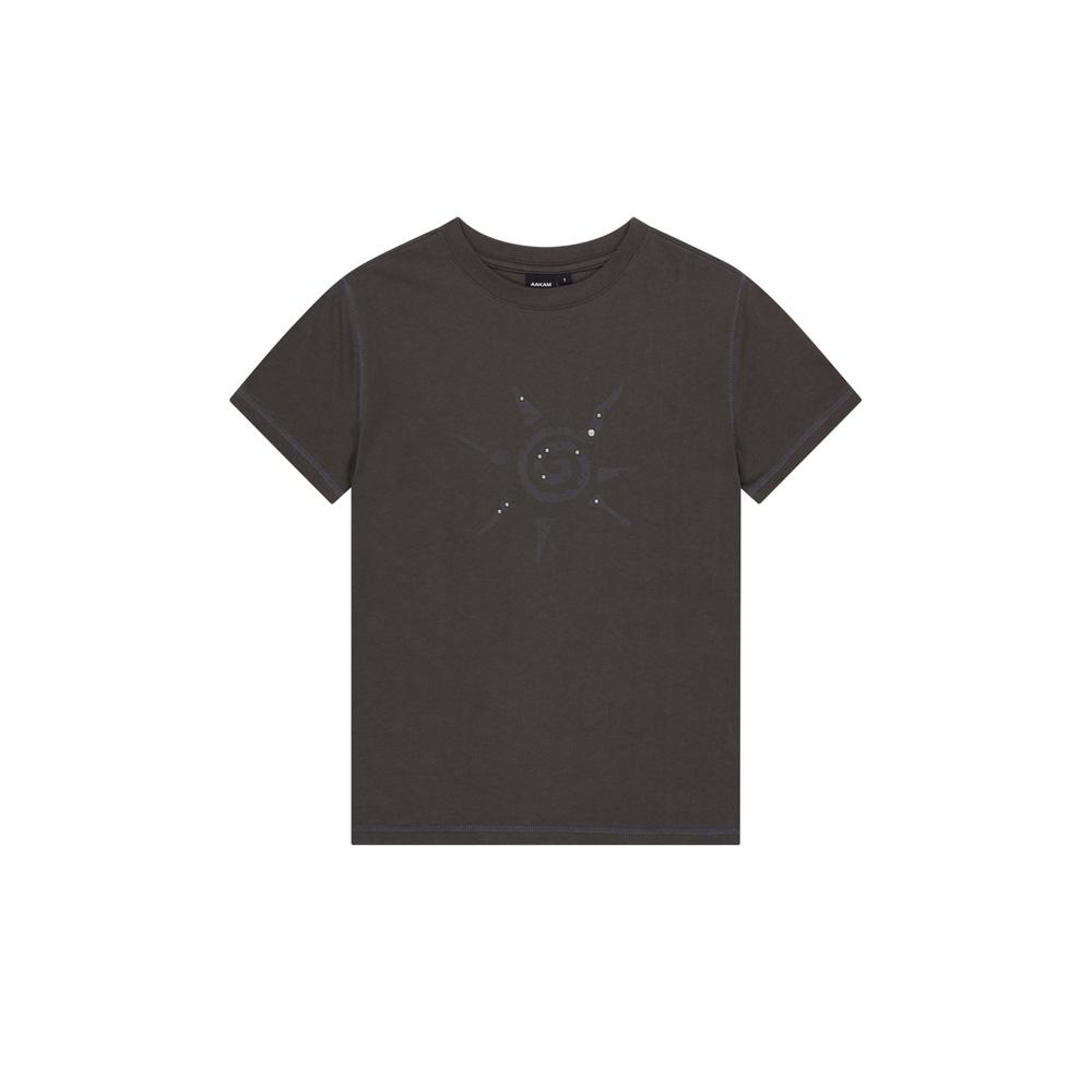 Studded Sun Half Top (Dark Gray)