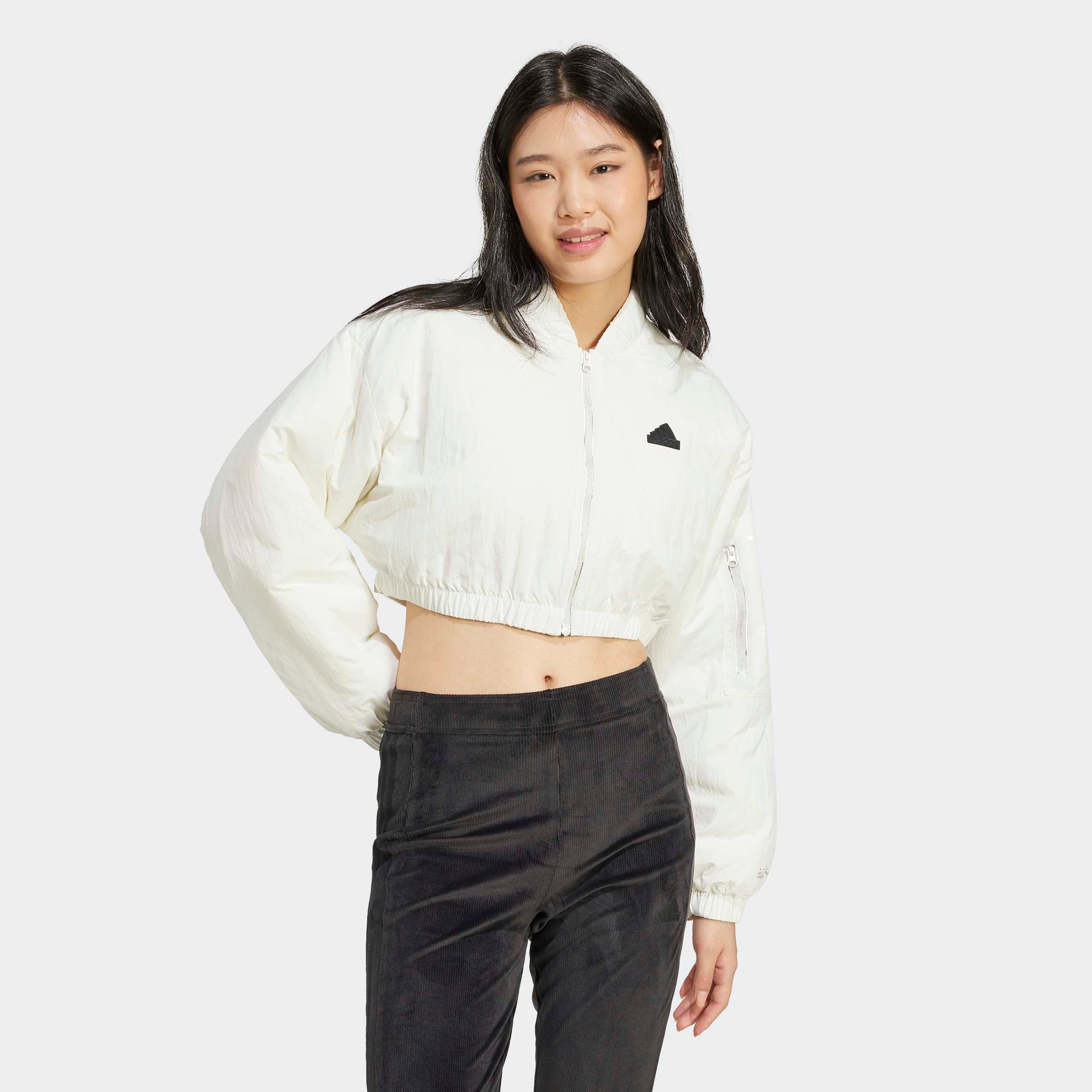 시티 에스케이프 패디드 봄버 W - 오프화이트 / IW5223