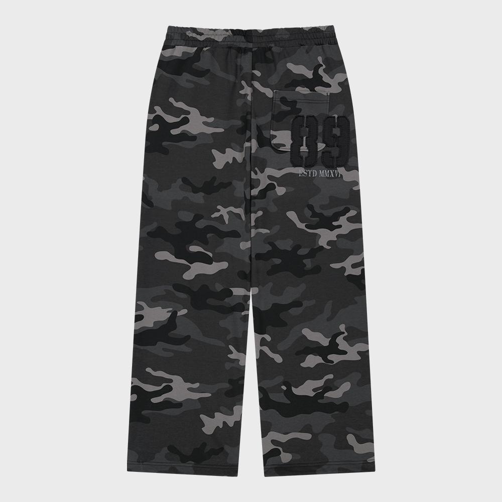 CAMO APPLIQUE SWEATPANT BLACK(MG2FFMPA09A)