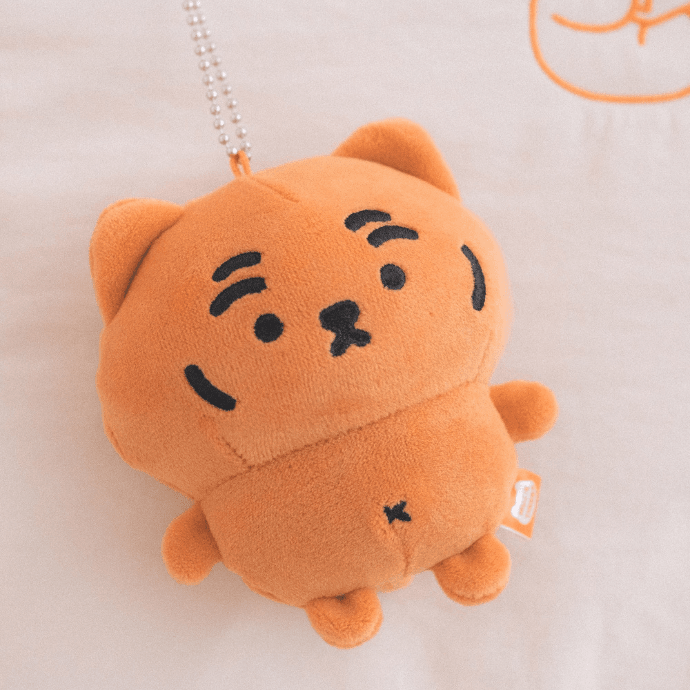 무직타이거 뚱랑이 마스코트 인형 키링 3종