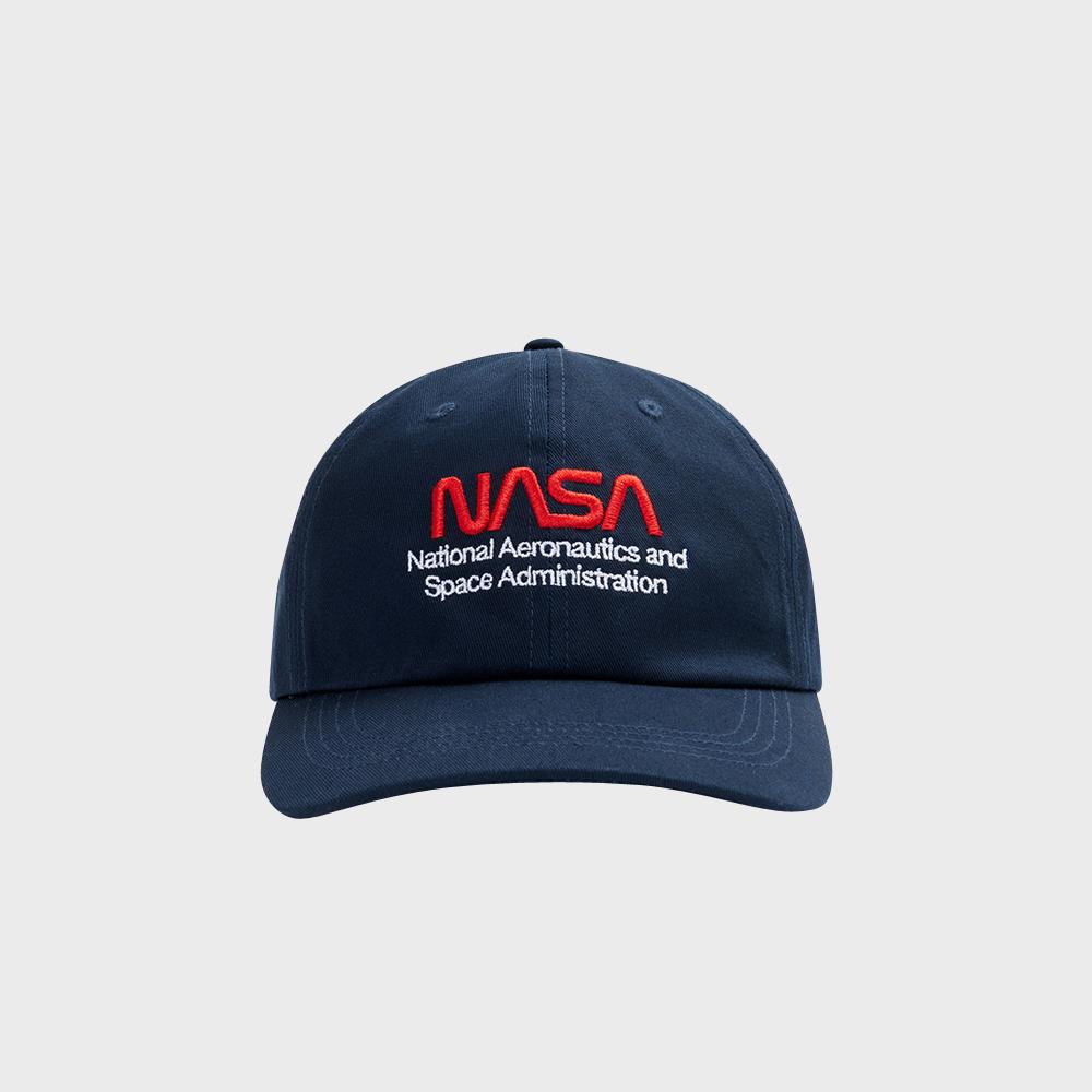 NASA WORM LOGO CAP (REPLICA BLUE)