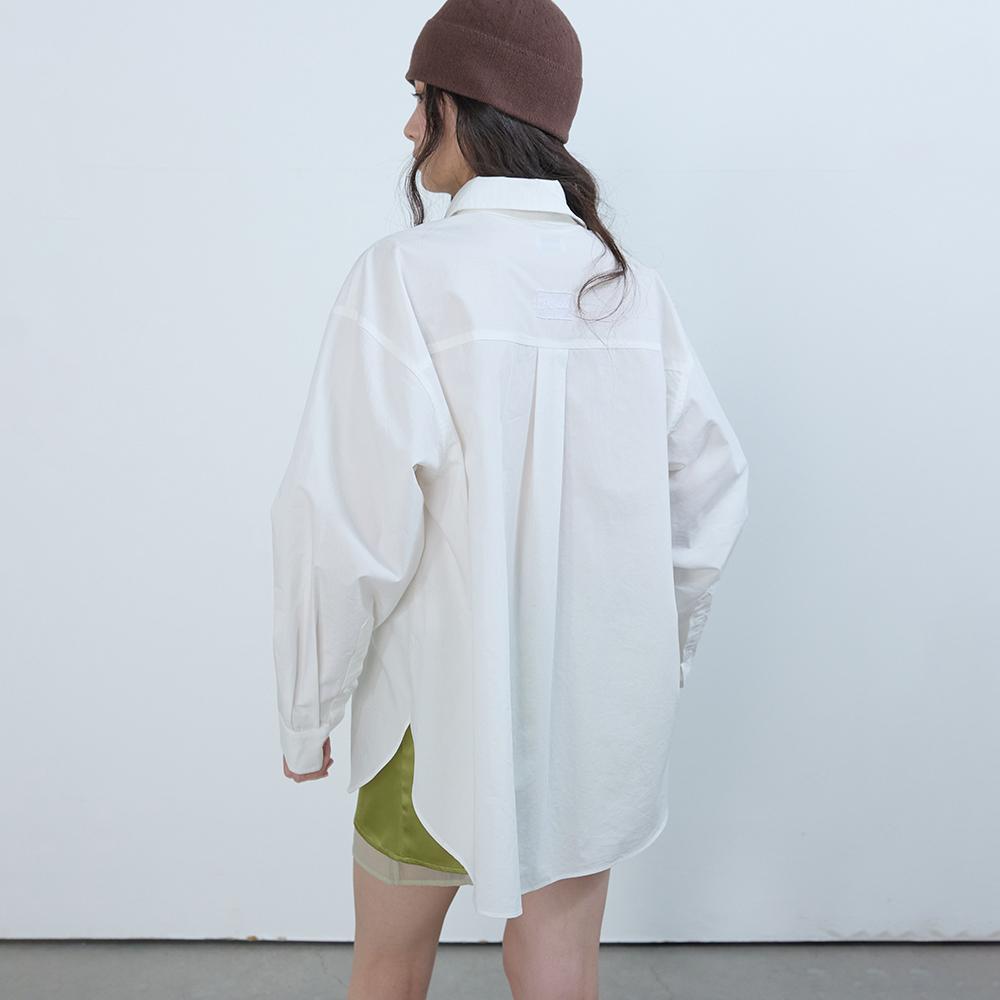 Oversized Cotton Shirts White