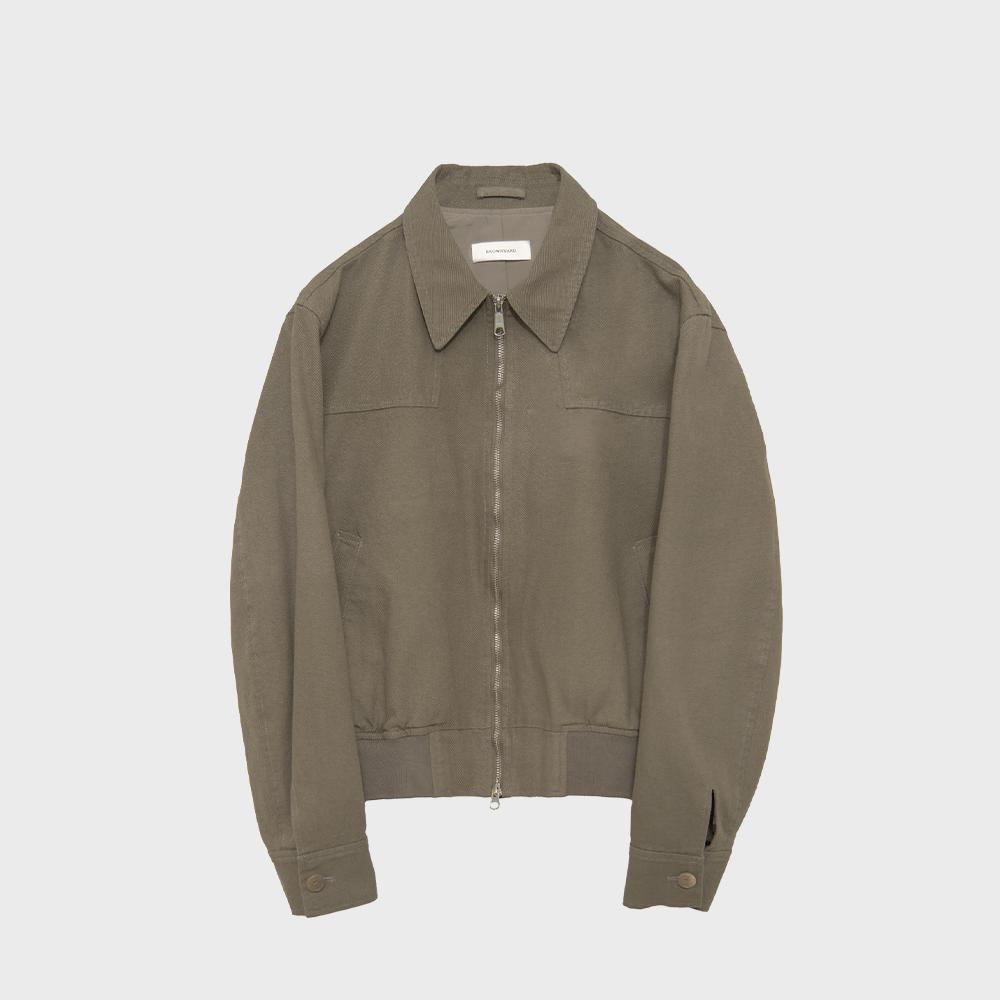 Washed Blouson, Dark Beige
