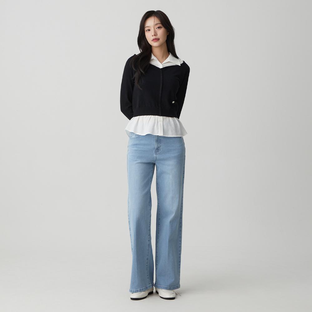 레직기 일자 데님팬츠 PS1DP282