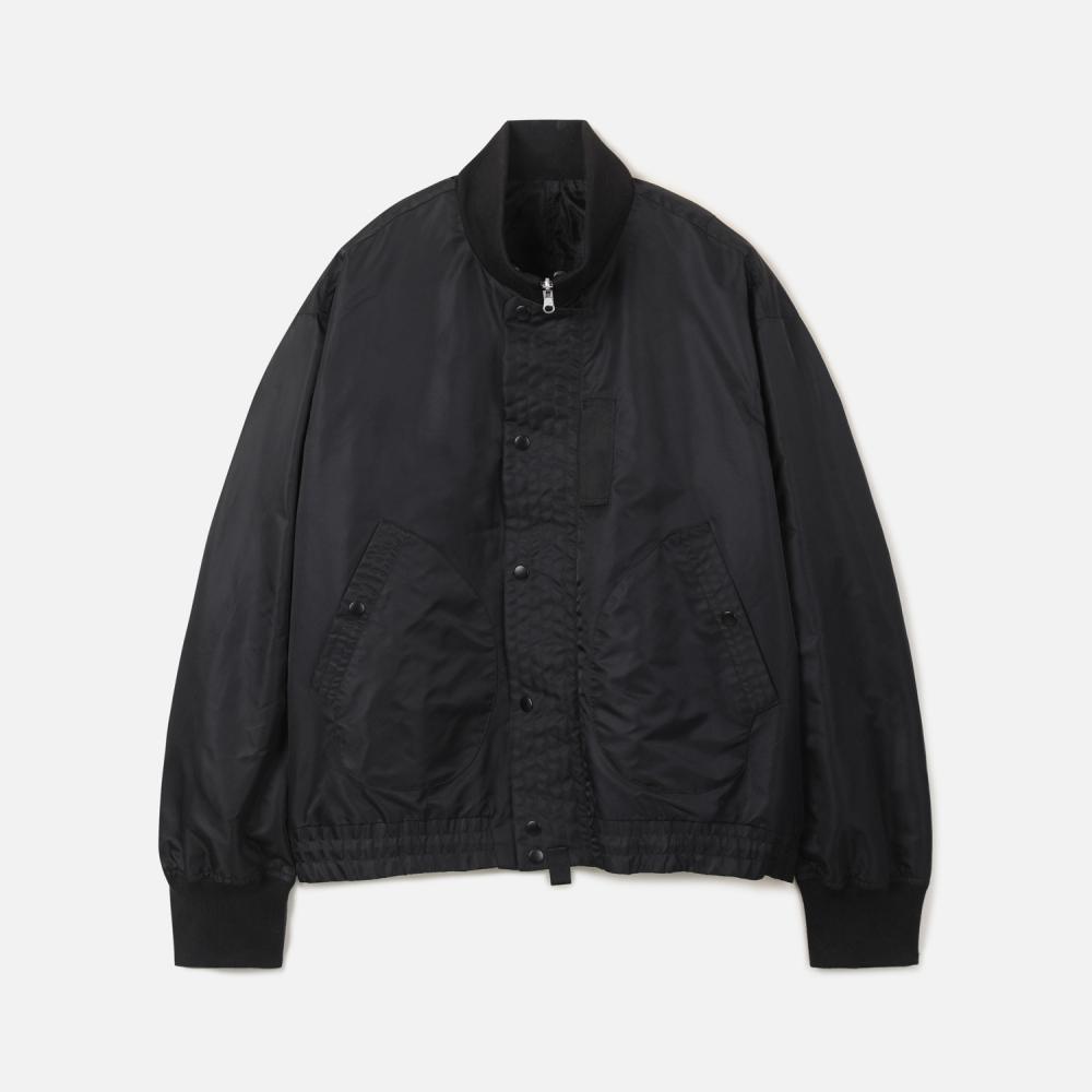REVERSIBLE FLIGHT JACKET BLACK (247)