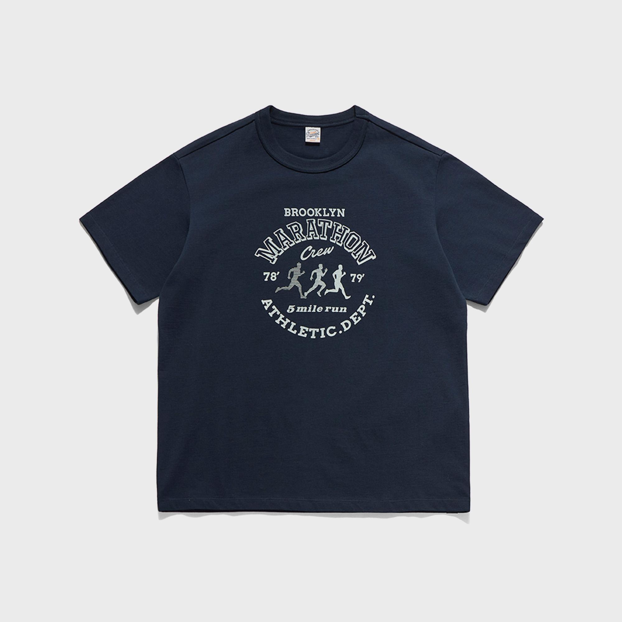 BROOKLYN MARATHON T-SHIRTS / NAVY