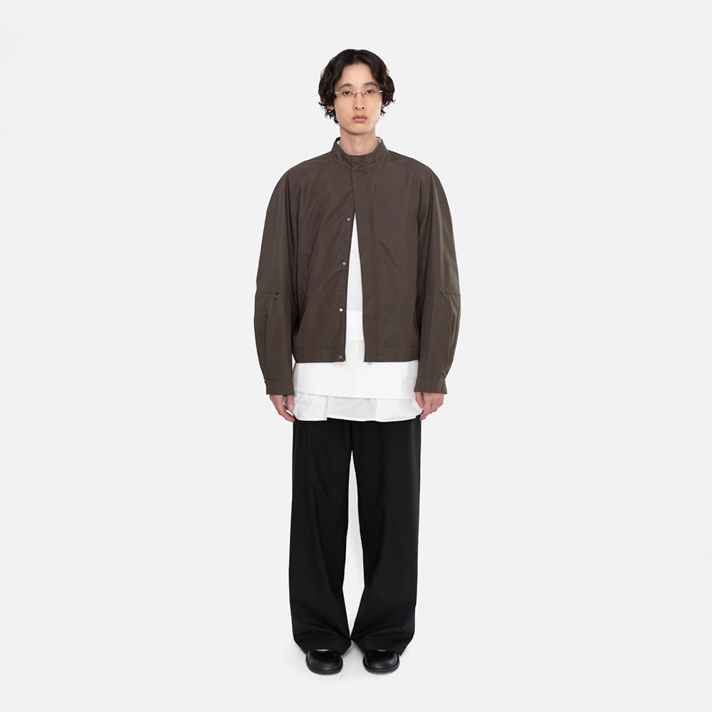 Raglan Cotton Zip Jumper, Brown