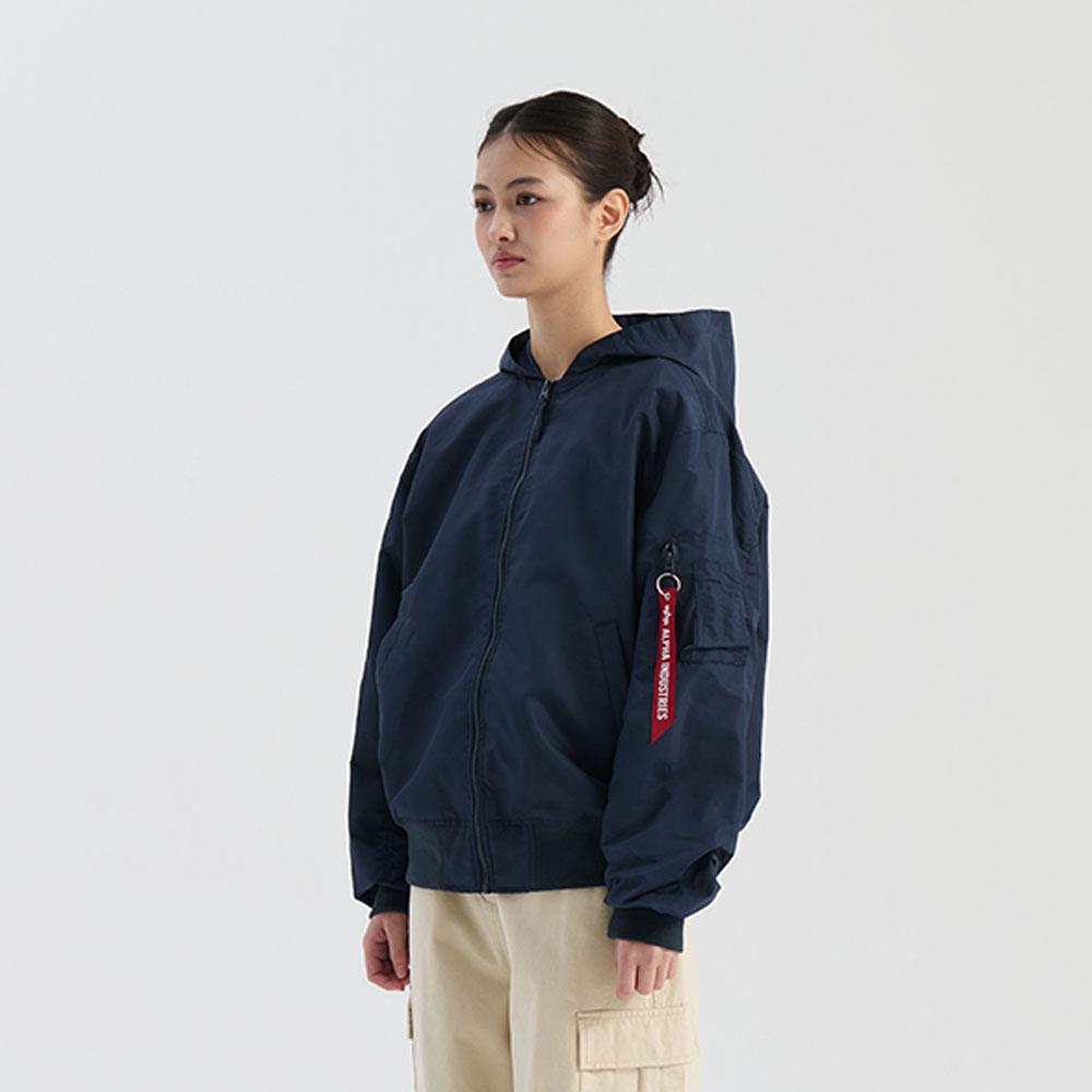 L-2B HOODED HUNTER FLIGHT JACKET (REPLICA BLUE)