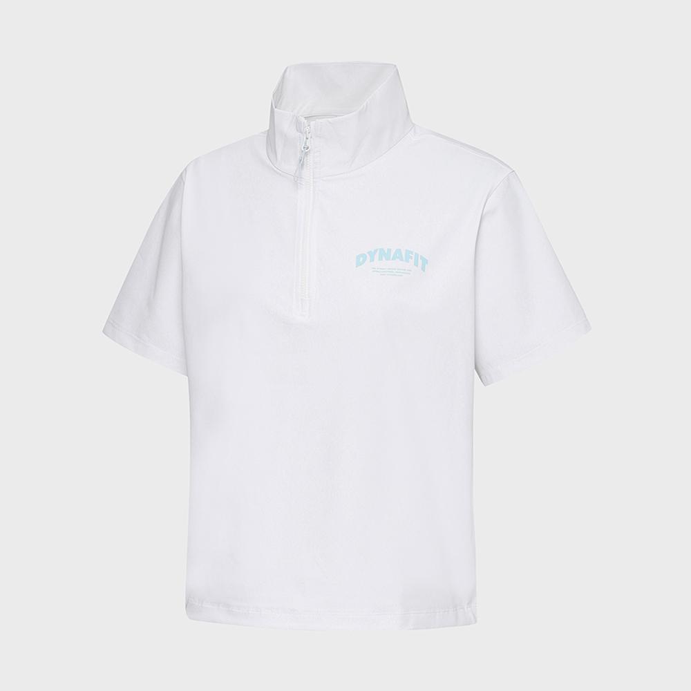 CLUB (클럽) 여성 반팔 아노락_White YWM26255W2