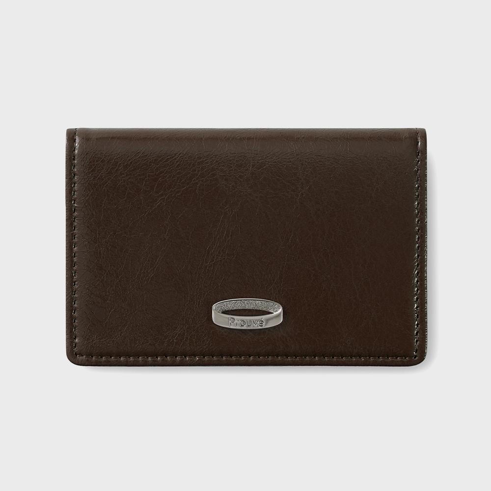 PR CARD CASE  - DARK BROWN