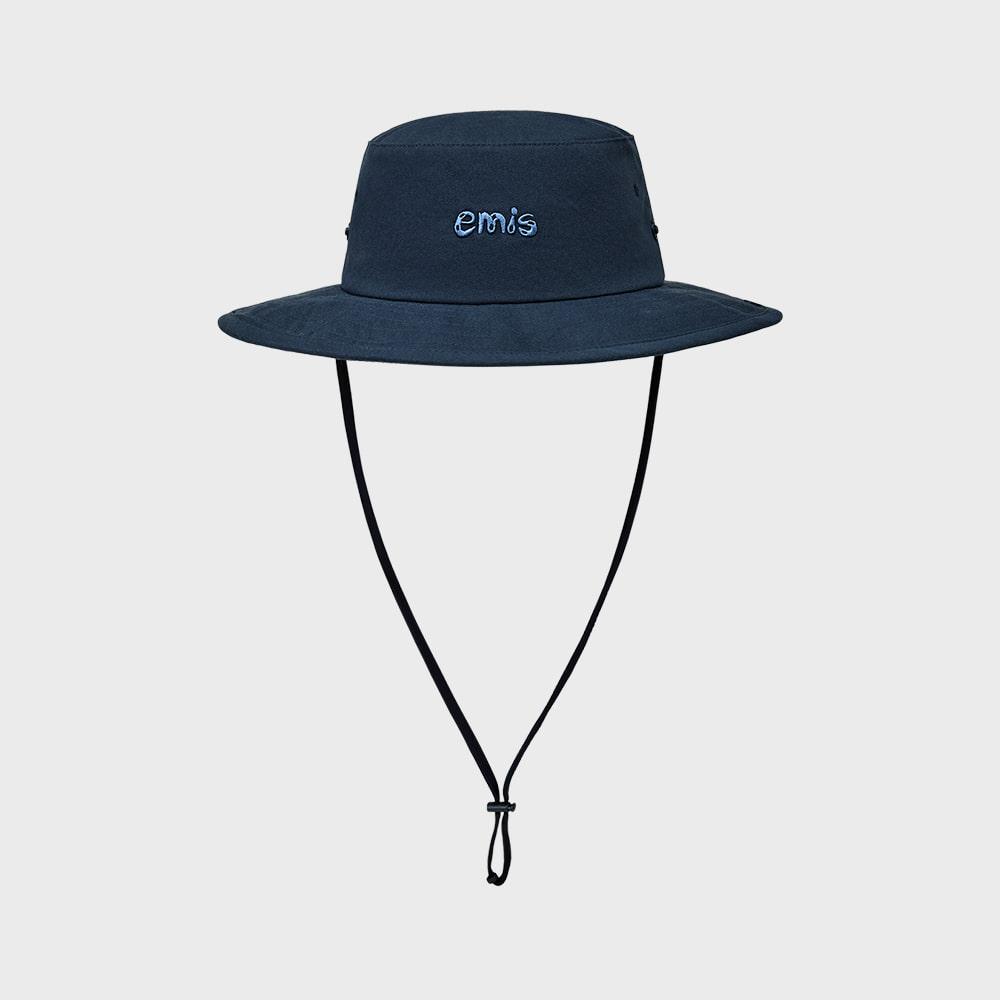 COASTAL COTTON BUCKET HAT-NAVY