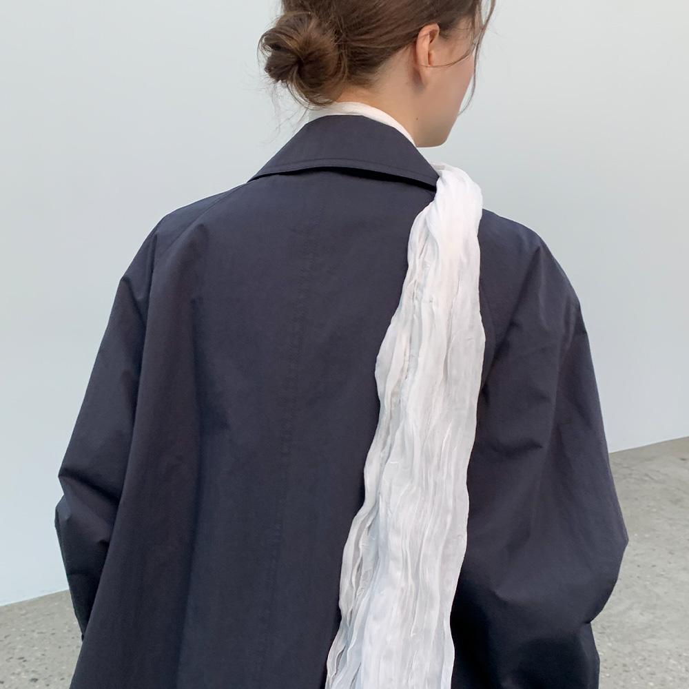 CLOUD CRINKLE SCARF - WHITE