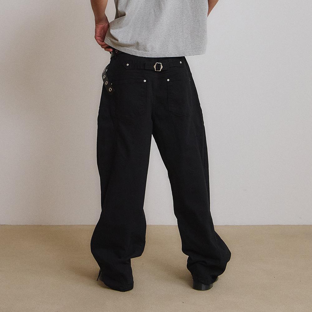 Flow Slit Curved Pants