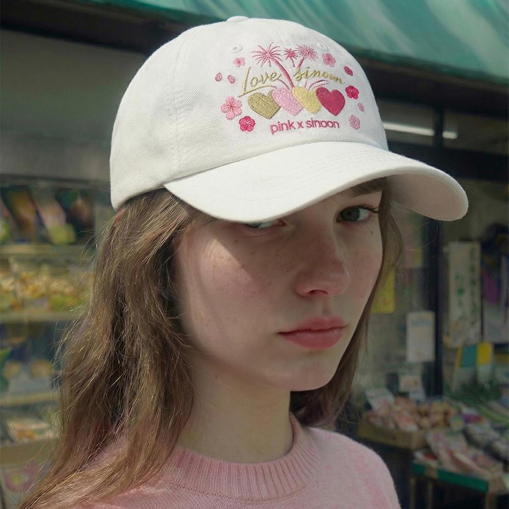 [29CM단독] Pink X Sinoon Ball Cap (White)