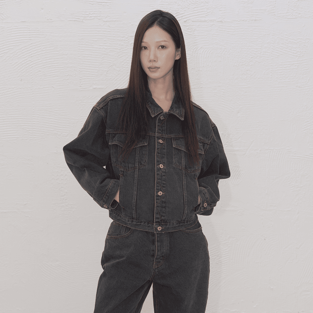 ARTIST WASHED BLACK DENIM JACKET