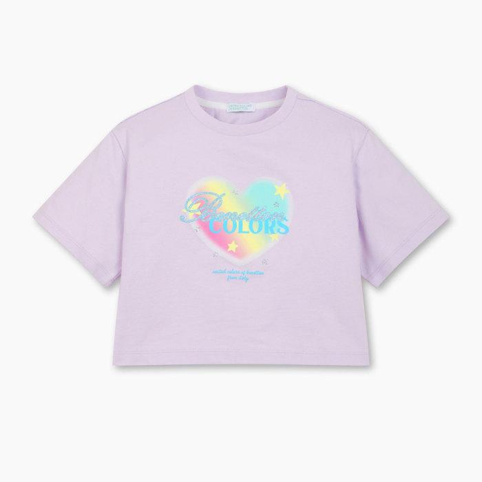 [Online Exclusive] 썸머 5부 크롭 티셔츠_QATS24631LV