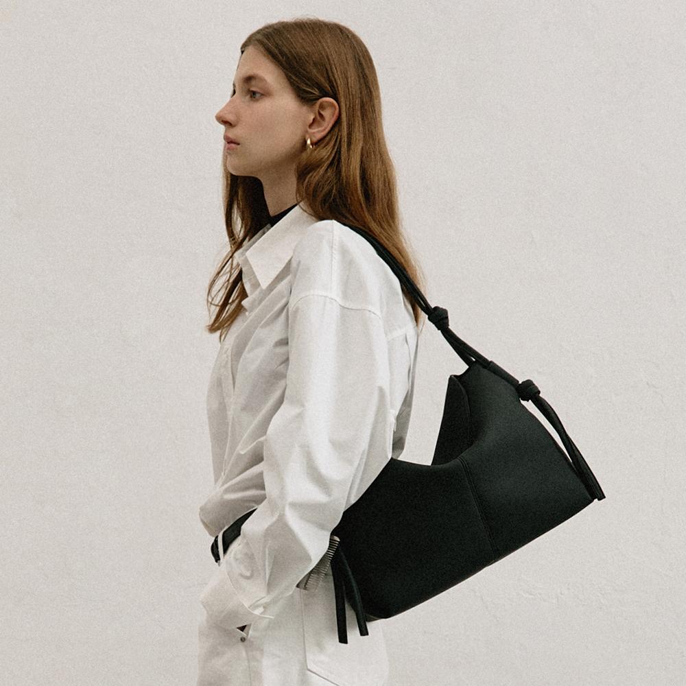 NODI BAG _ black 숄더백 호보백